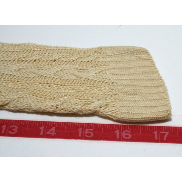 Ralph Lauren Womens XS 100% Linen Cable Knit Sweater Classic Heritage Coastal - Picture 7 of 7